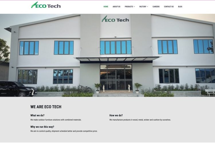 Viết bài SEO đạt chuẩn cho công ty XK nội thất Eco - Tech 