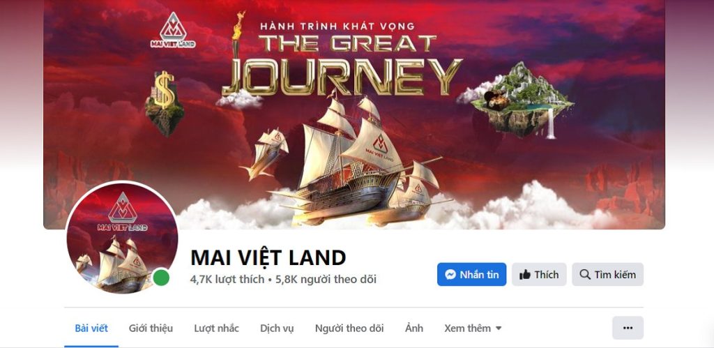 Quá Trình Thực Hiện Dịch Vụ Quảng Cáo Facebook Cho Cty Bất Động Sản Mai Việt Land
