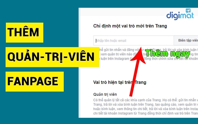 Cách xem các tài khoản đang quản lý page