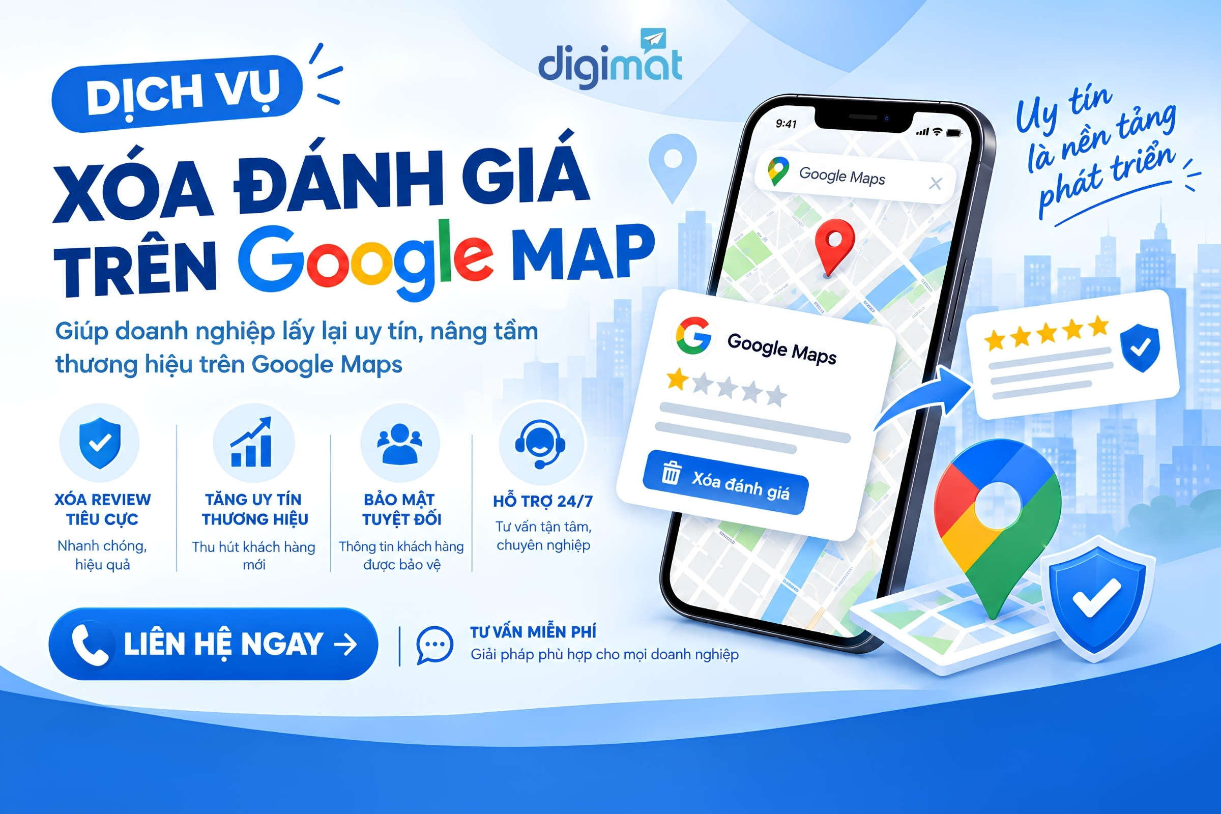 Giải pháp khắc phục khủng hoảng review 1 sao trên google map
